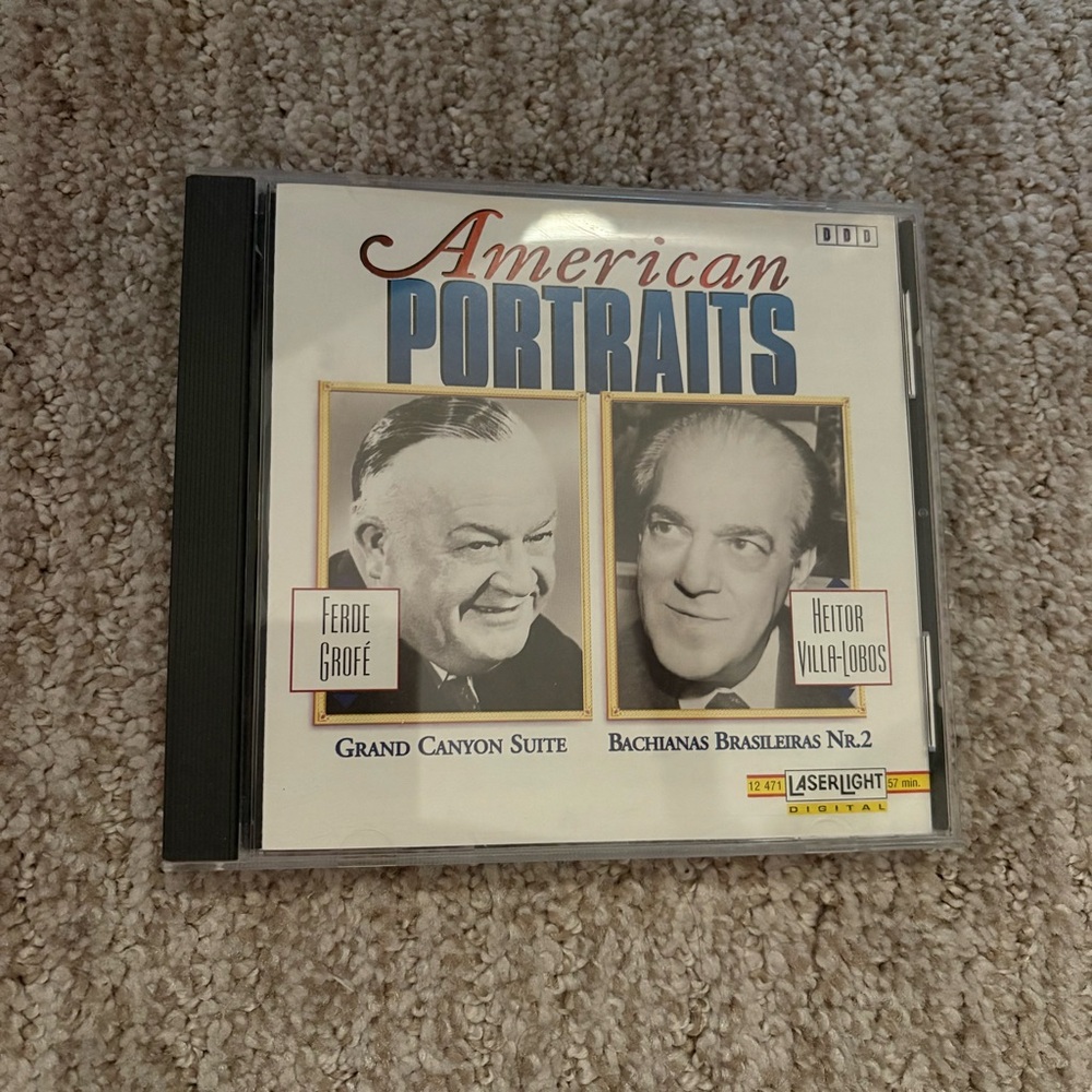 American Portraits CD - Ferde Grofe  & Heitor Villa-Lobos - 1995